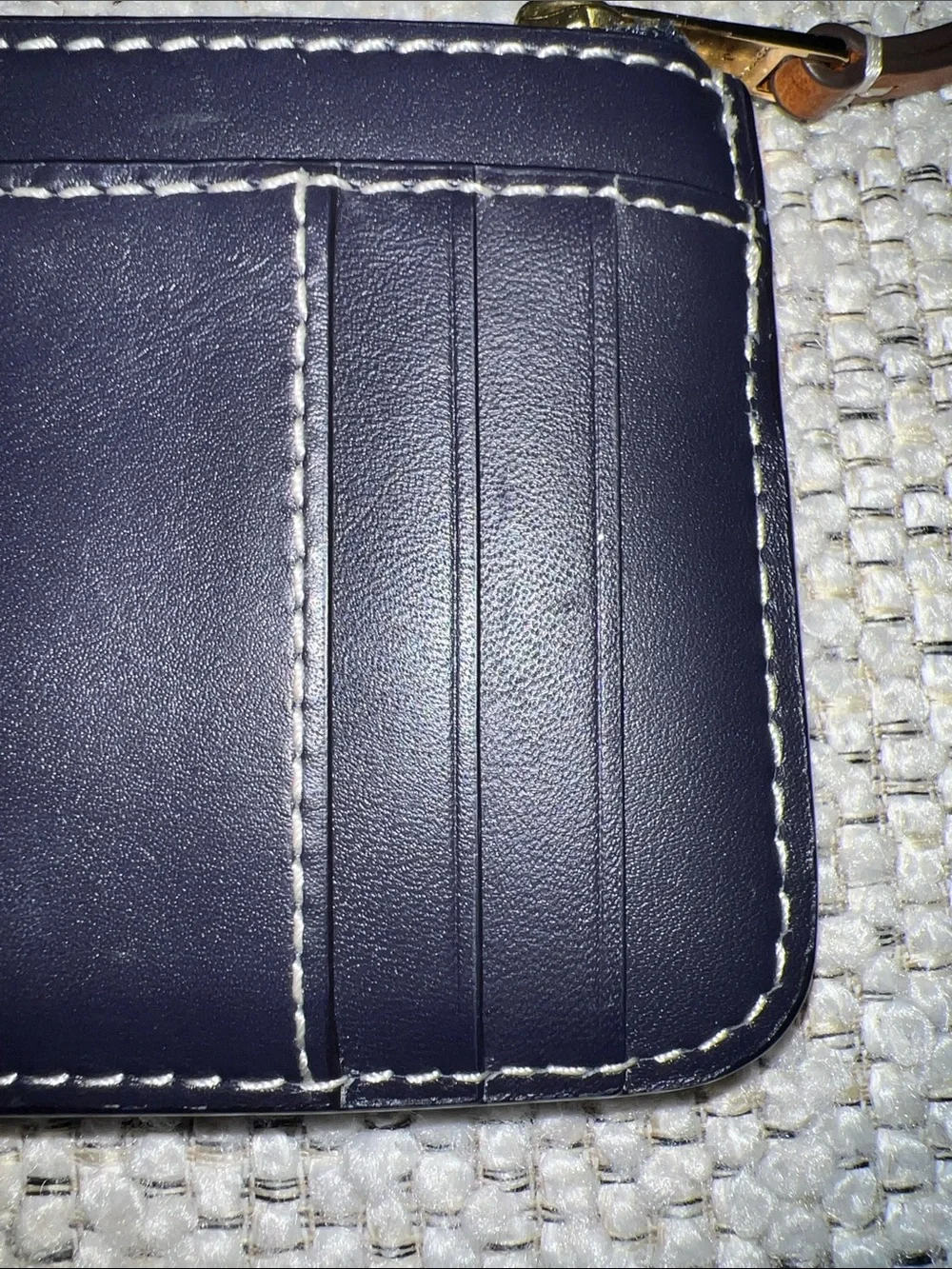 Tory Burch T Monogram Envelope Zip Card Case
